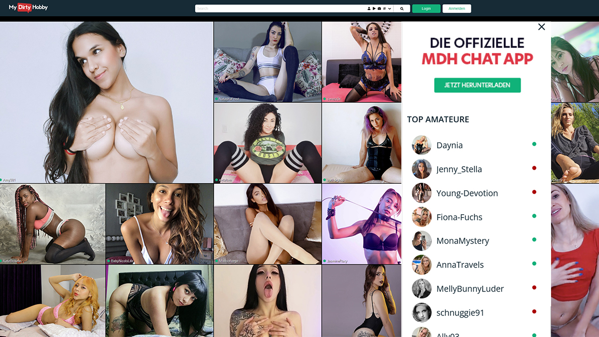 Private Webcam Sexshow mit deutsche Camgirls